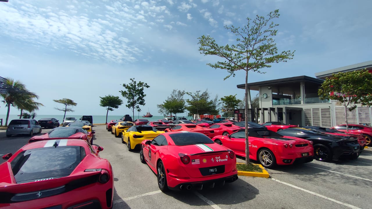 Supercars gathering at PD Waterfront